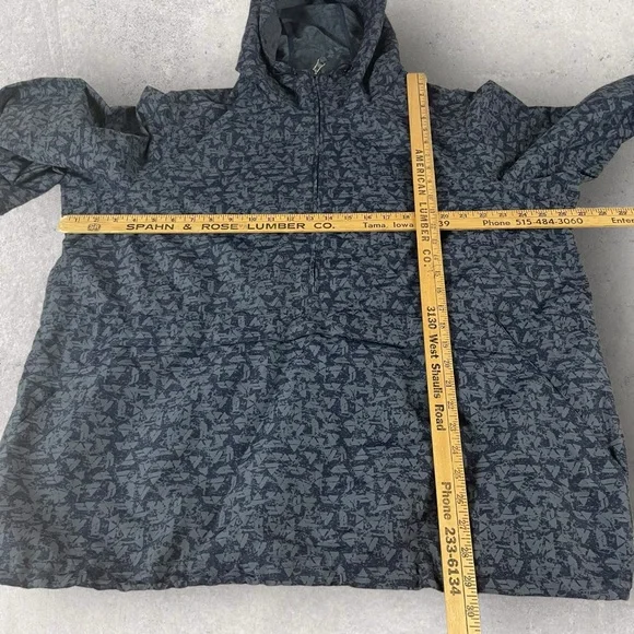 Duluth Trading Jacket Women’s 2XL Grabreaker Hooded Nylon Rain Blue UPF 50+ T107 - Picture 9 of 14